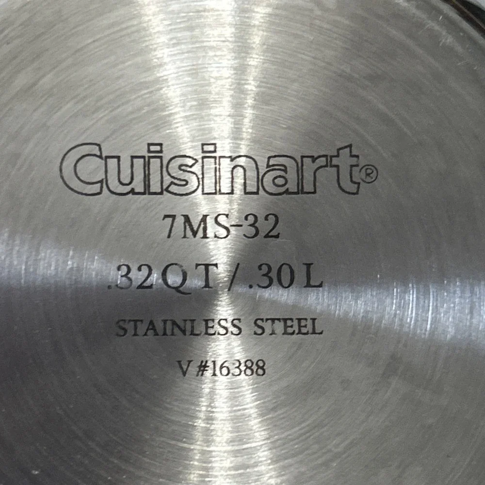 CUISINART .32 QT/ .30L Stainless Steel Mini Dutch Oven Server W/Lid Set Of 2